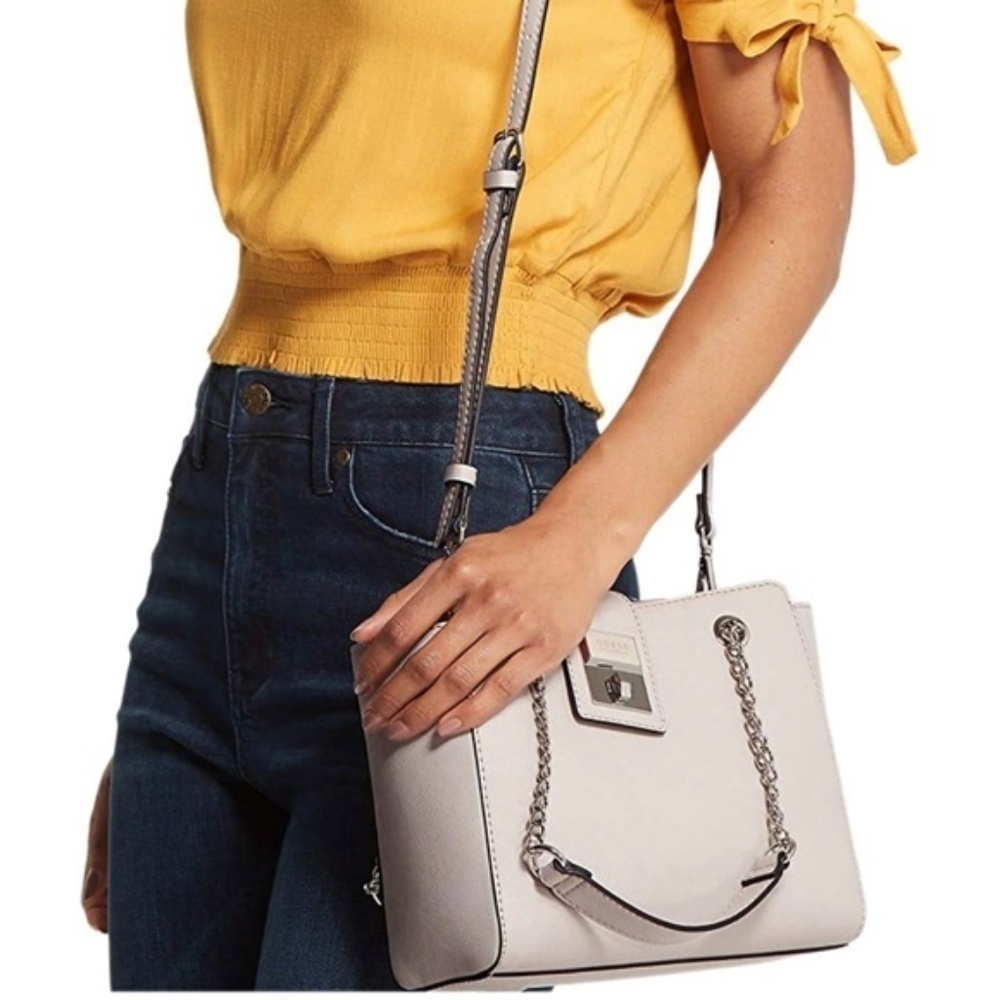 New GUESS Mariacarla Faux-leather Satchel bag